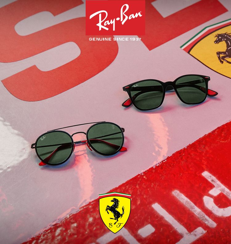 Ferrari glasses sales ray ban