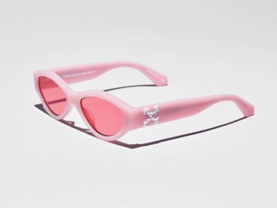 pink off white sunglasses