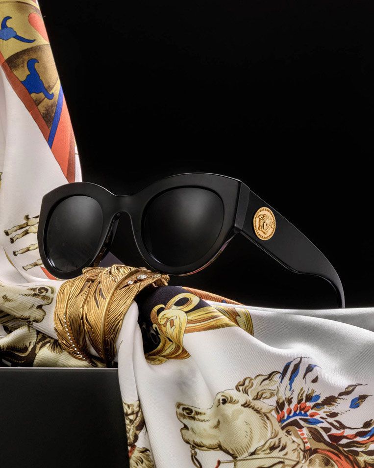 Black versace tribute sunglasses online